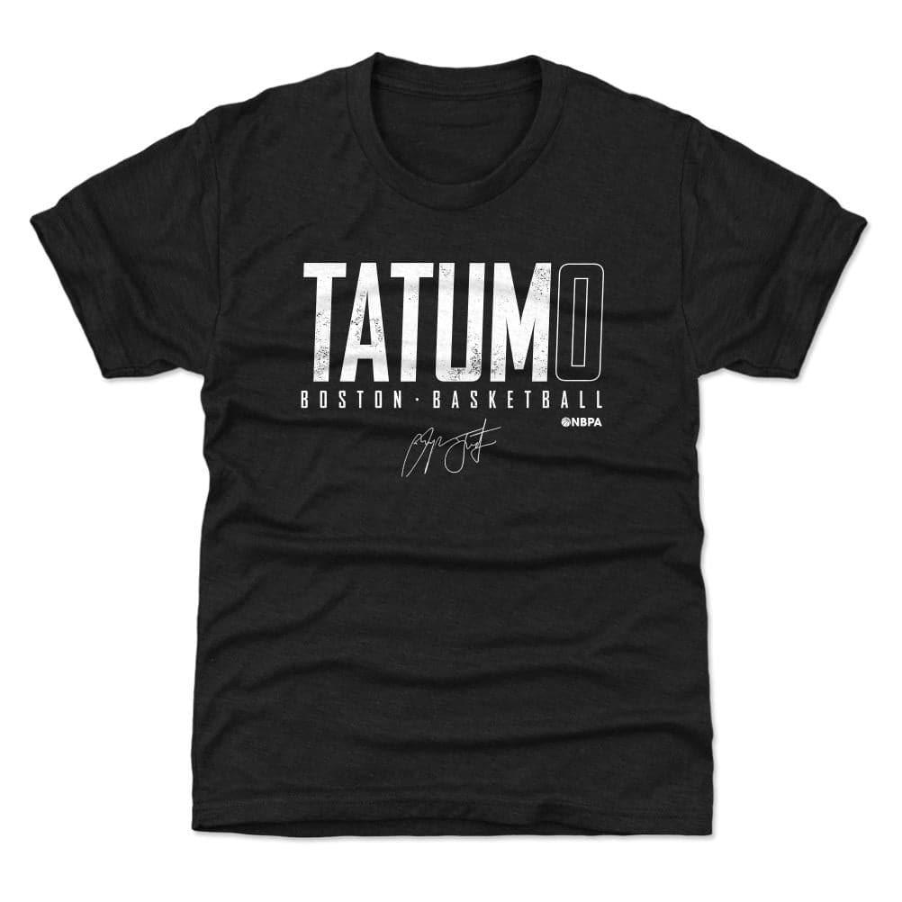 500 Level T-Shirts Youths Jason Tatum Boston Celtics 500 Level NBA Elite T-Shirt - Black
