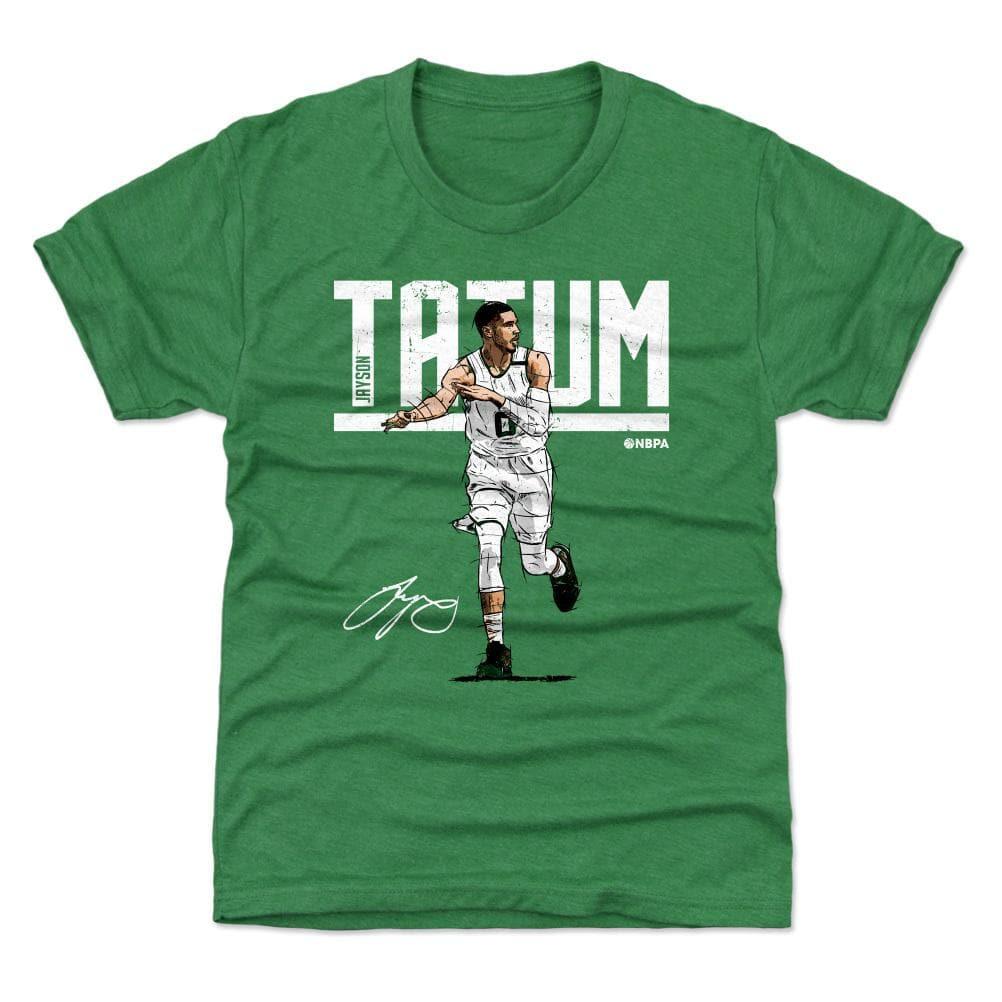 500 Level T-Shirts Youths Jayson Tatum Boston Celtics 500 Level NBA Hyper T-Shirt - Green