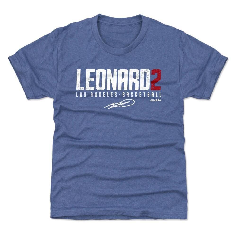 500 Level T-Shirts Youths Kahwi Leonard Los Angeles Clippers 500 Level NBA Elite T-Shirt - Royal