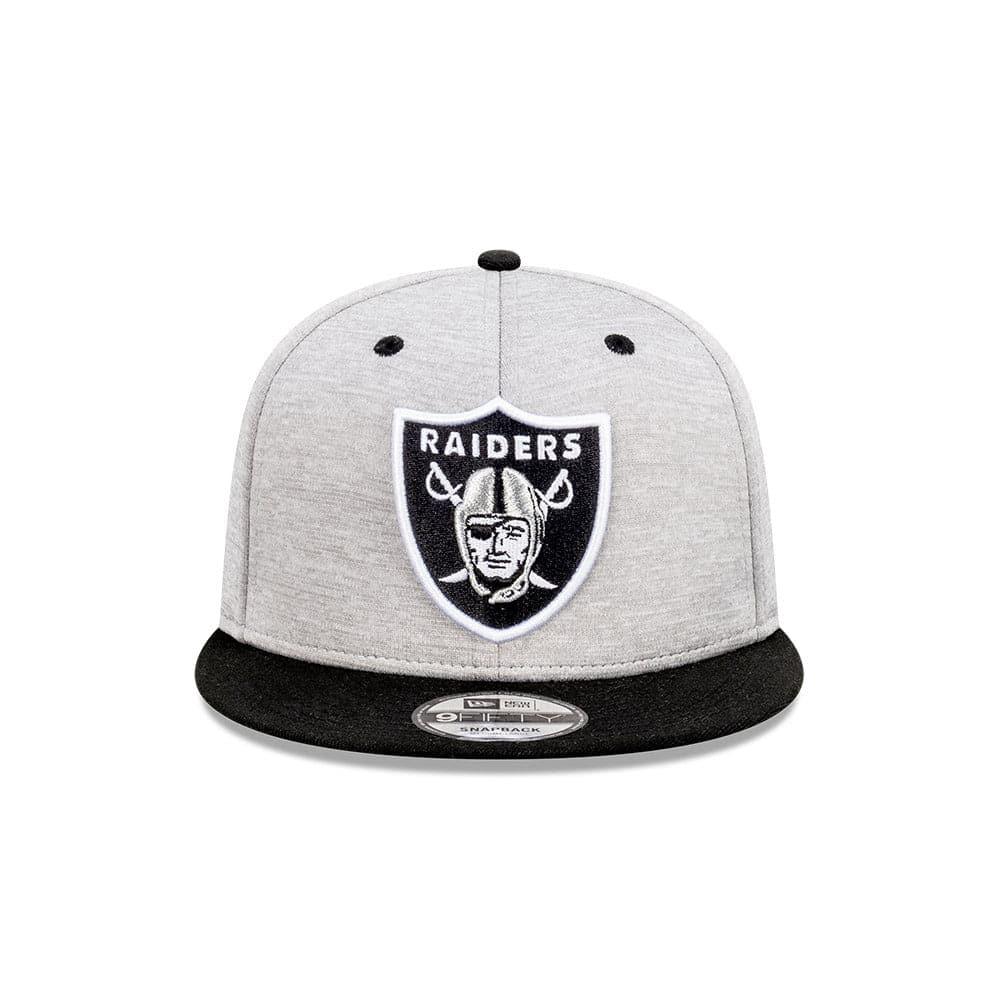 New Era Caps Youths Youths Las Vegas Raiders New Era NFL Shadow Tech 9FIFTY Snapback Hat - Grey/Black
