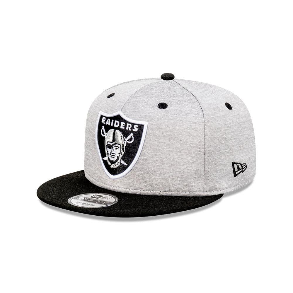 New Era Caps Youths Youths Las Vegas Raiders New Era NFL Shadow Tech 9FIFTY Snapback Hat - Grey/Black