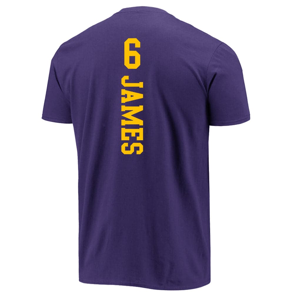 NBA Essentials T-Shirts Youths LeBron James Los Angeles Lakers NBA Essentials Top Of The Key T-Shirt - Purple