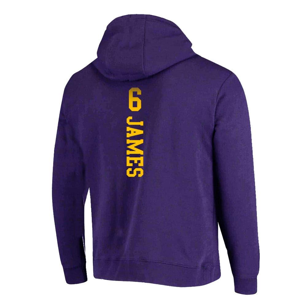 NBA Essentials Jumpers Youths LeBron James NBA Essentials Top Of The Key Hoodie Jumper - Purple