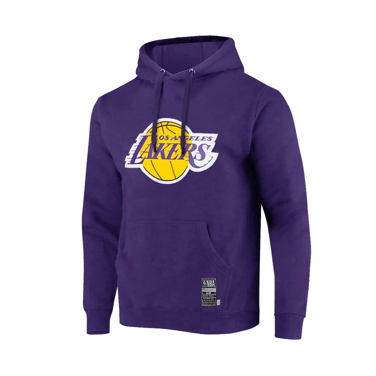 NBA Essentials Jumpers Youths Los Angeles Lakers NBA Essentials Team Logo Hoodie Jumper - Purple