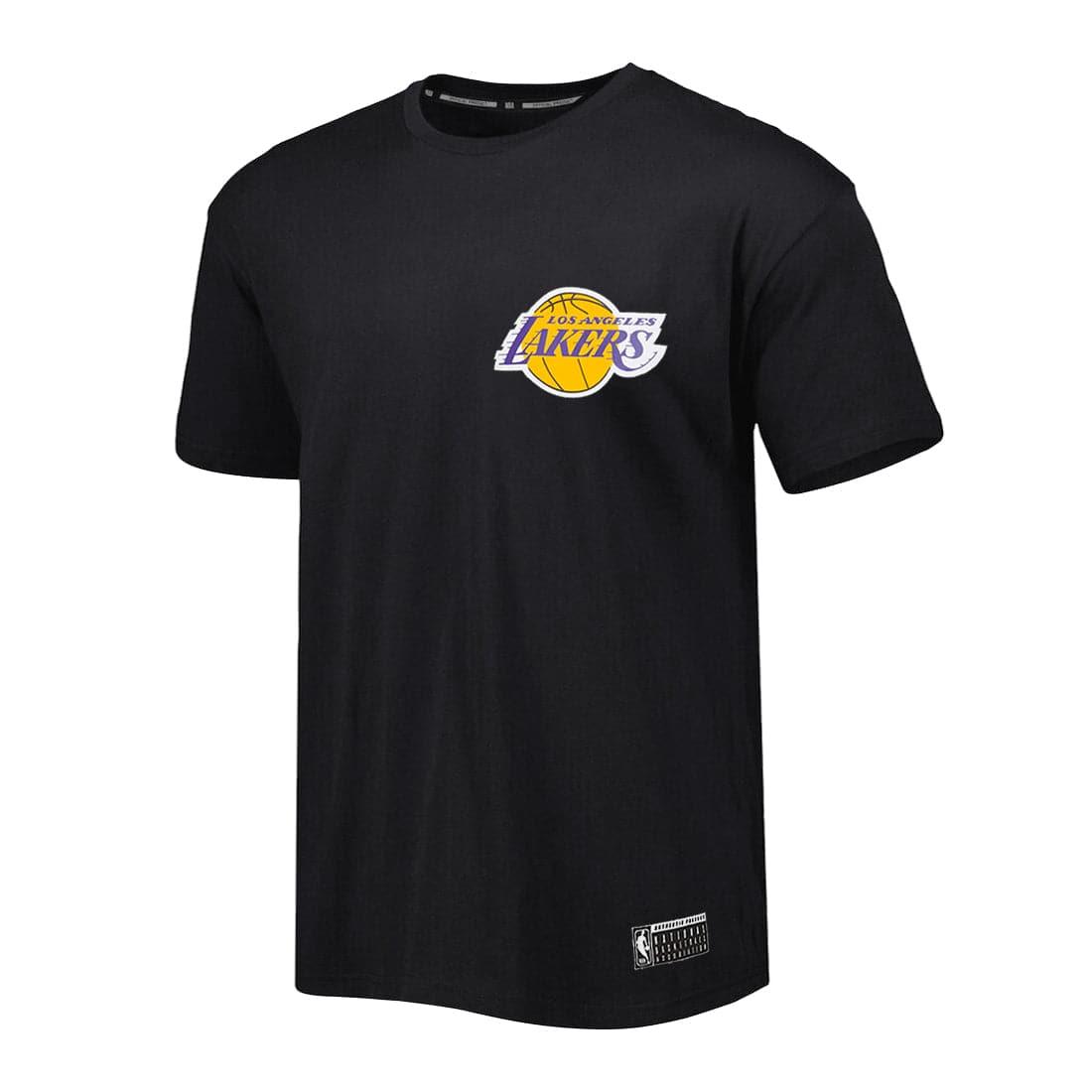 NBA Essentials T-Shirts Youths Los Angeles Lakers NBA Essentials Team Logo Repeat T-Shirt - Black