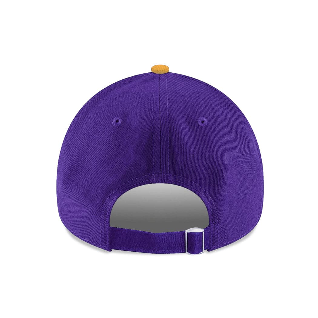 New Era Caps Youths Youths Los Angeles Lakers New Era NBA 2T Wordmark 9FORTY Strapback Hat - Purple