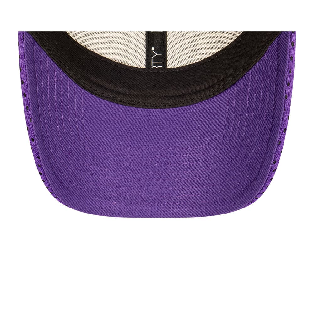 New Era Caps Youths Youths Los Angeles Lakers New Era NBA Sidepatch Mesh 9FORTY Snapback Hat - Purple