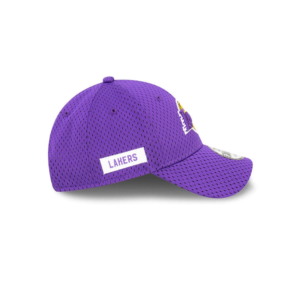 New Era Caps Youths Youths Los Angeles Lakers New Era NBA Sidepatch Mesh 9FORTY Snapback Hat - Purple