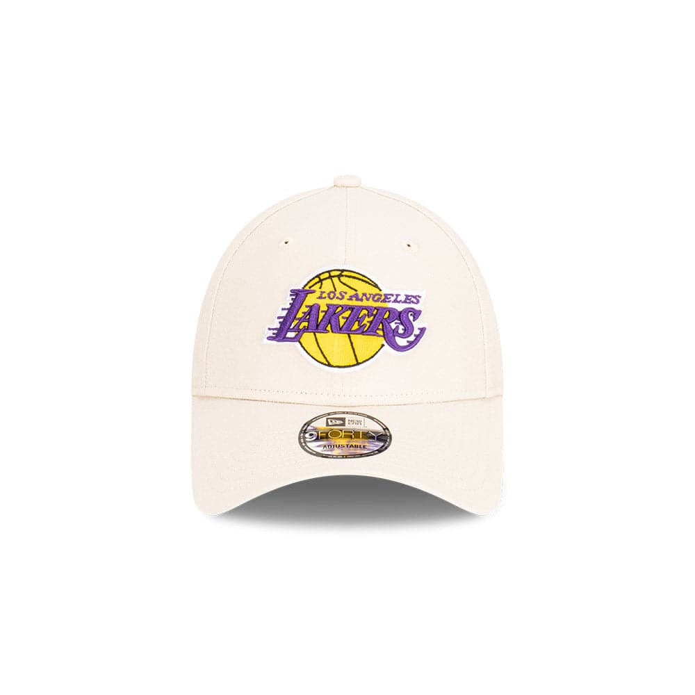 New Era Caps Youths Youths Los Angeles Lakers New Era NBA Team 9FORTY Snapback Hat - Stone