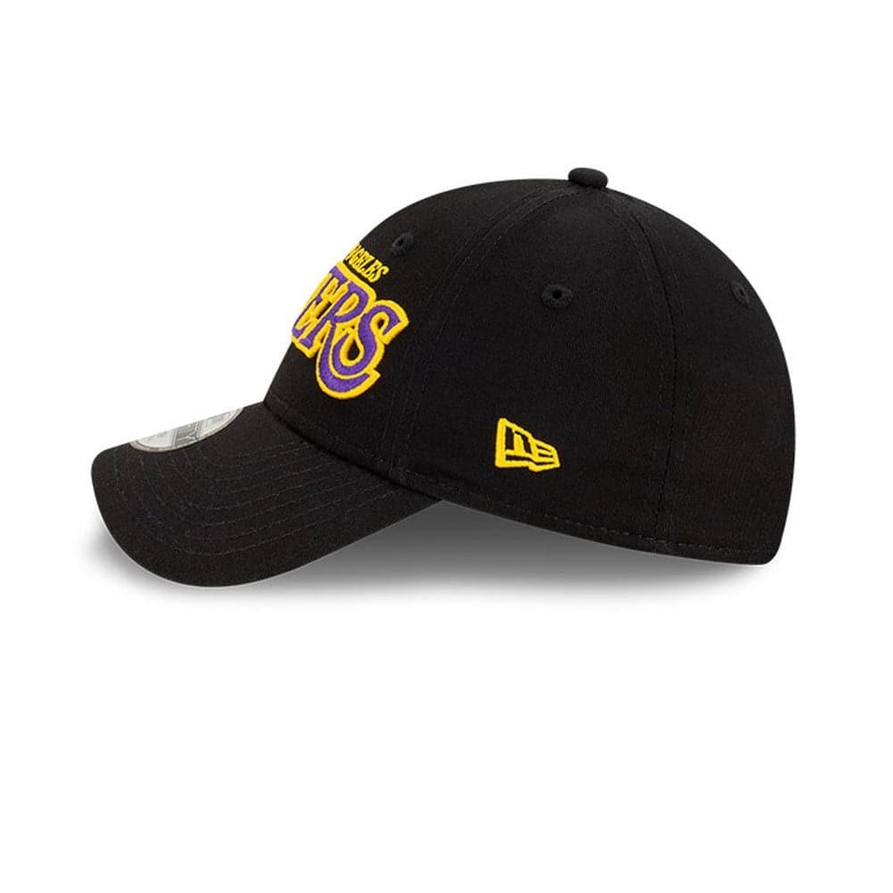 New Era Caps Youths Youths Los Angeles Lakers New Era NBA Wordmark 9FORTY Hat - Black