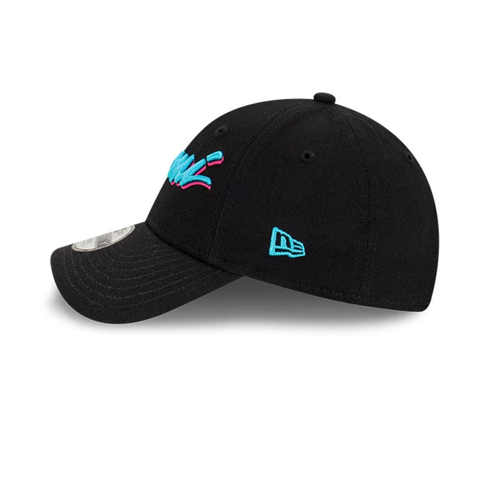 New Era Caps Youths Youths Miami Heat New Era NBA Wordmark 9FORTY Hat - Black