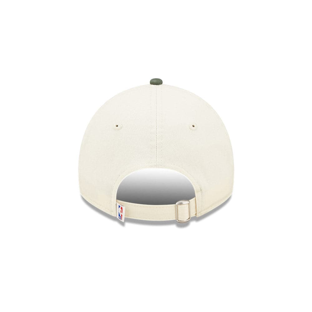 New Era Caps Youths Youths Milwaukee Bucks New Era NBA 2022 Draft 9TWENTY Strapback Hat - Cream
