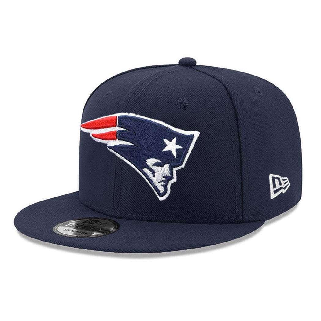 New Era Caps Youths Youths New England Patriots New Era NFL Team 9FIFTY Snapback Hat - Navy