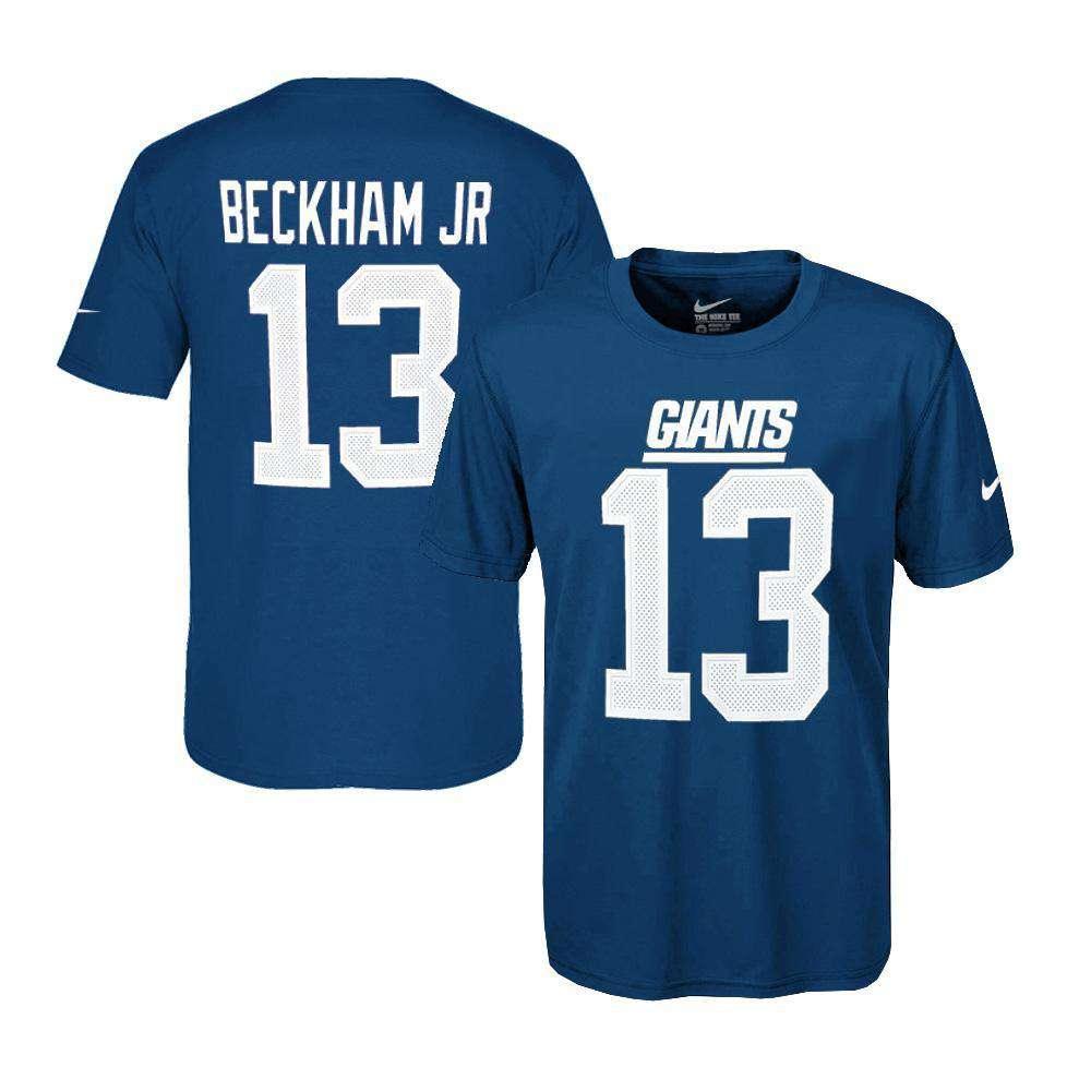 Nike T-Shirts Youths Odell Beckham Jr New York Giants Nike NFL Player T-Shirt - Blue