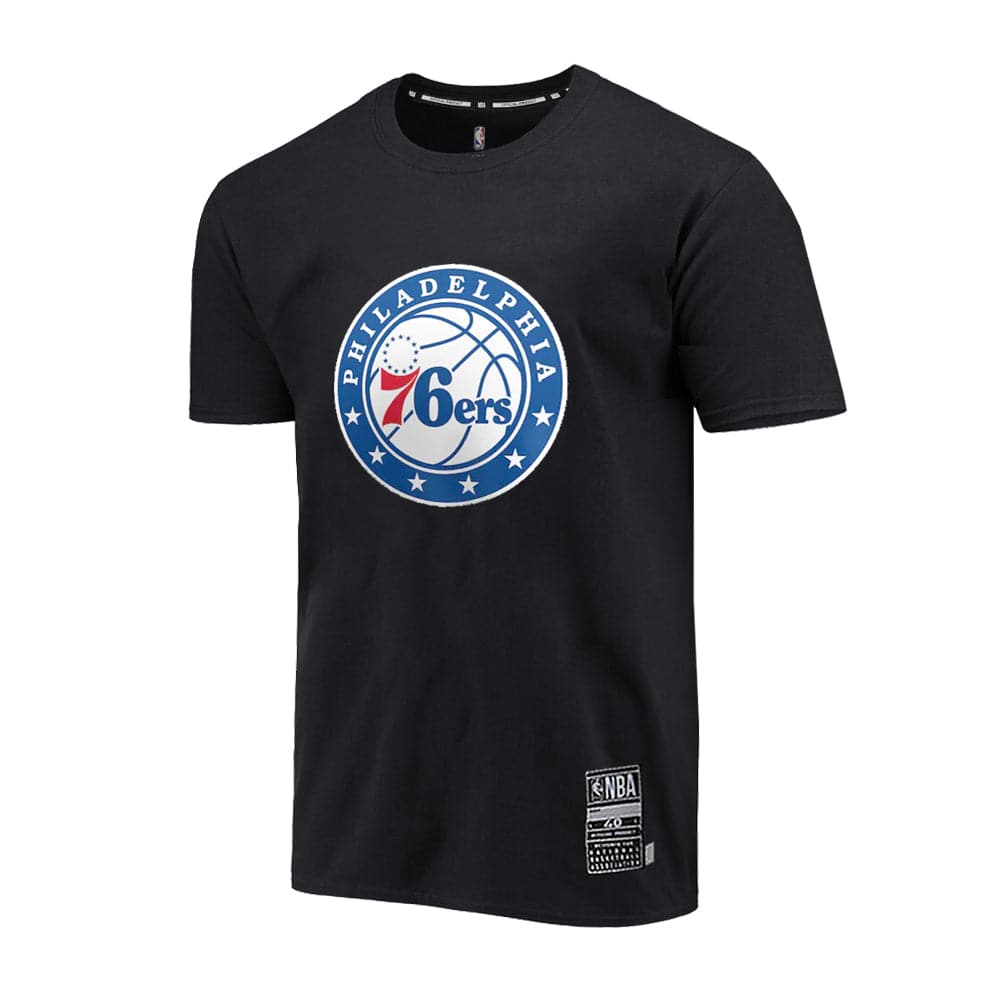 NBA Essentials T-Shirts Youths Philadelphia 76ers NBA Essentials Team Logo T-Shirt - Black