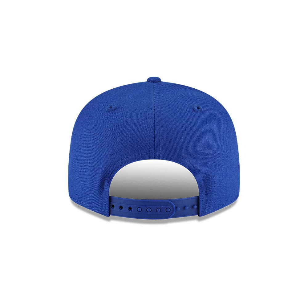 New Era Caps Youths Youths Philadelphia 76ers New Era NBA 21-22 Back Half 9FIFTY Snapback Hat - Blue