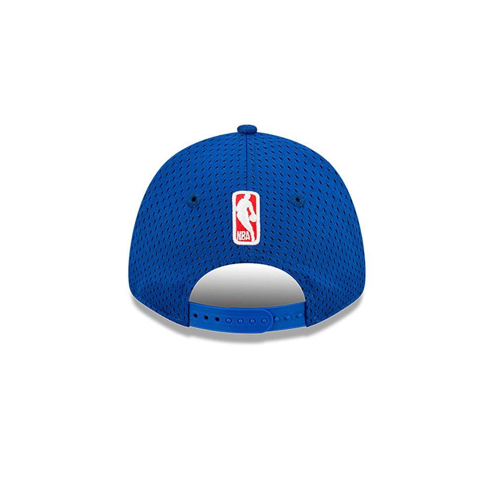 New Era Caps Youths Youths Philadelphia 76ers New Era NBA Name Sidepatch Mesh 9FORTY Snapback Hat - Blue