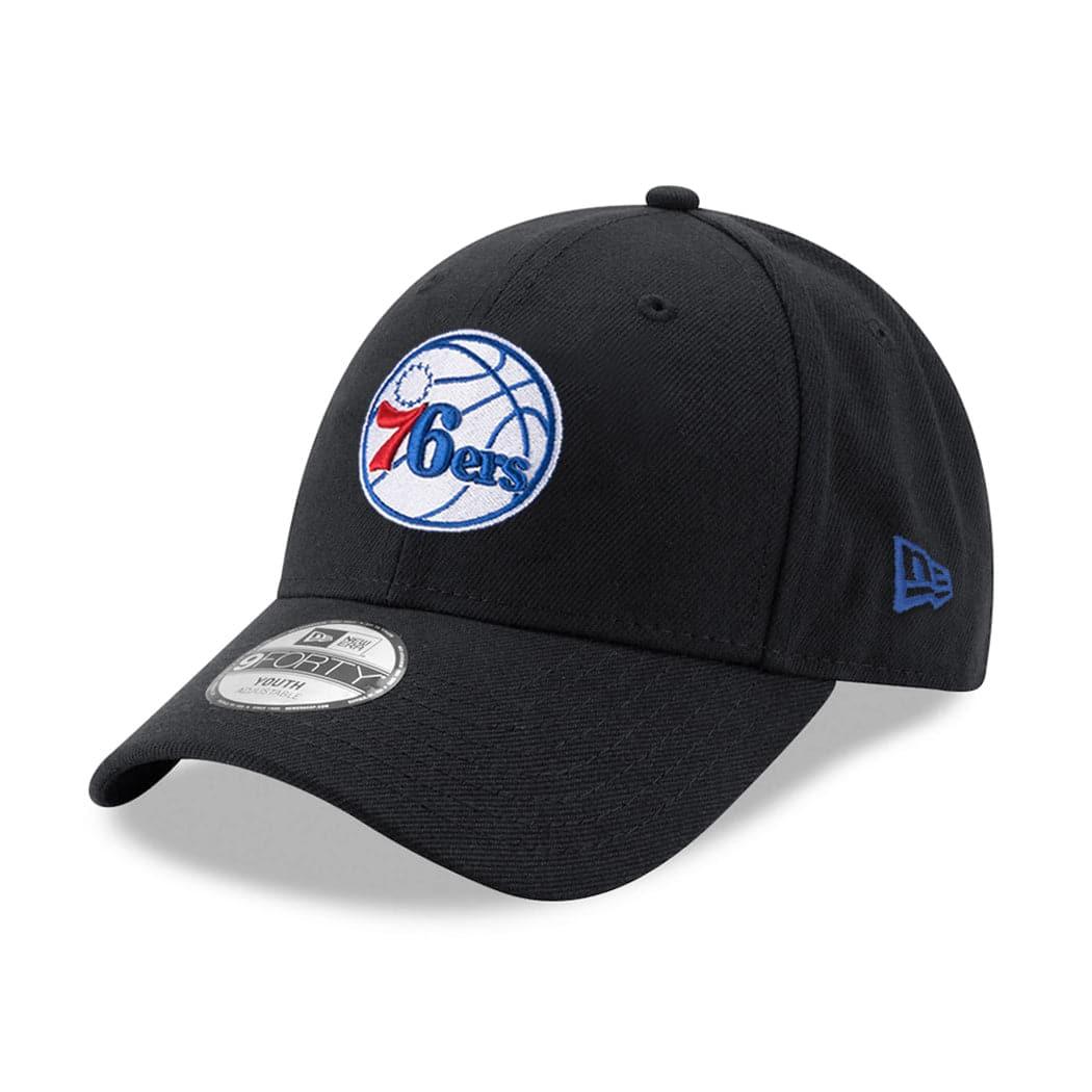 New Era Caps Youths Youths Philadelphia 76ers New Era NBA Team 9FORTY Hat - Black