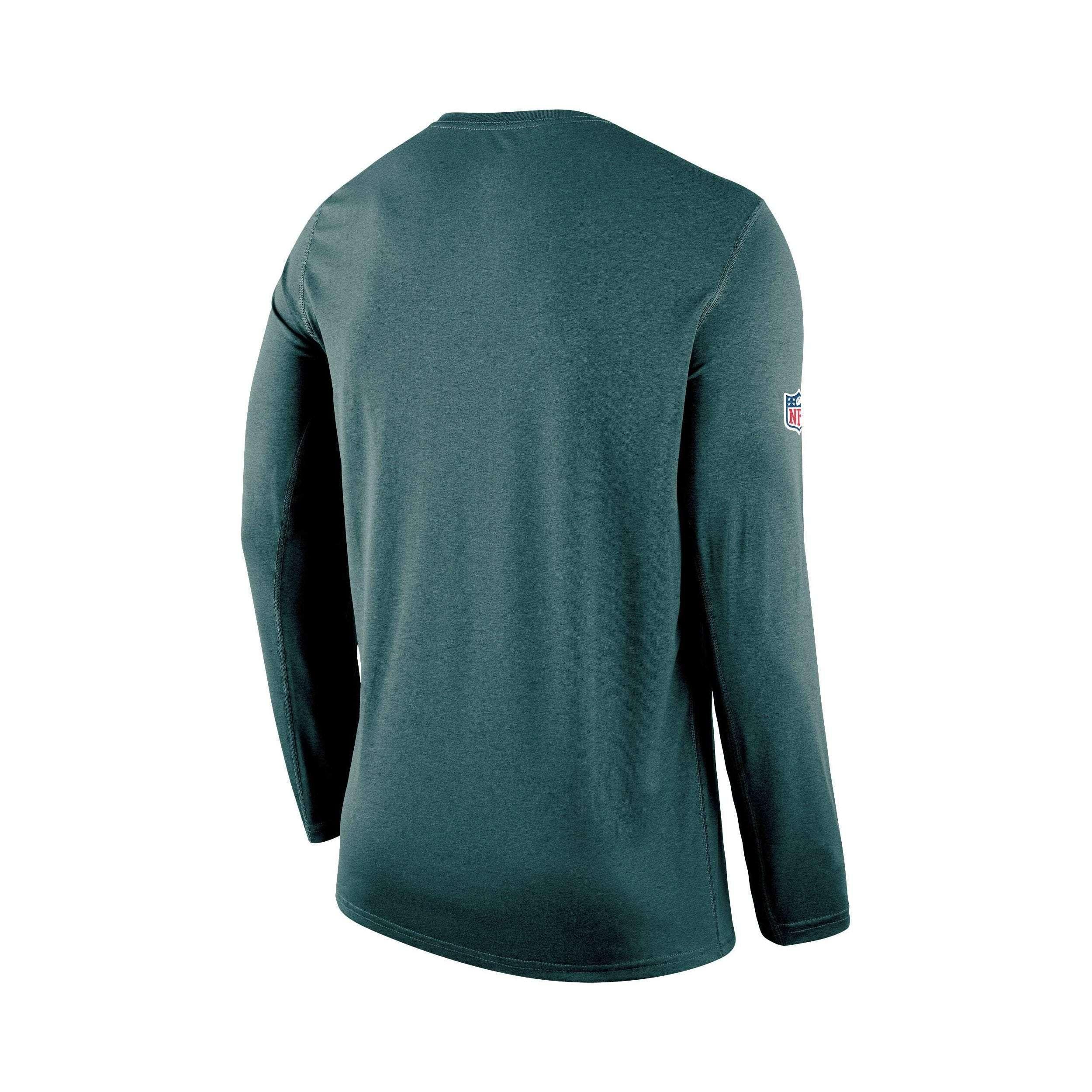 Nike Long Sleeve Tees Youths Philadelphia Eagles Nike NFL On-Field Seismic Long Sleeve T-Shirt - Teal