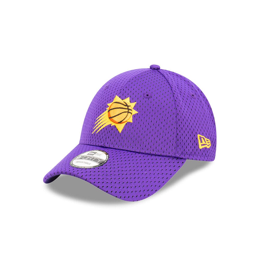 New Era Caps Youths Youths Phoenix Suns New Era NBA Name Sidepatch Mesh 9FORTY Snapback Hat - Purple