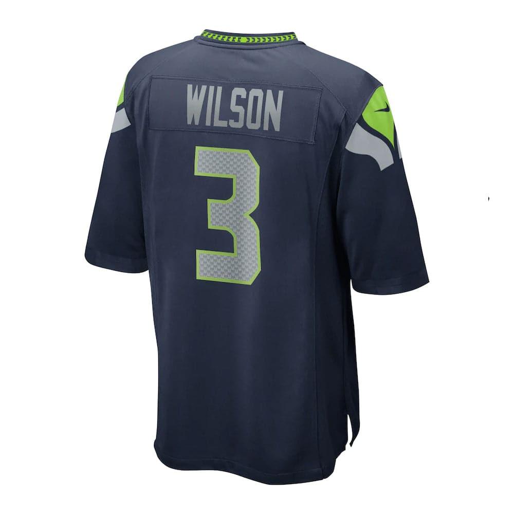 Nike Jerseys Youths Russell Wilson Seattle Seahawks Nike NFL Game Jersey - Navy