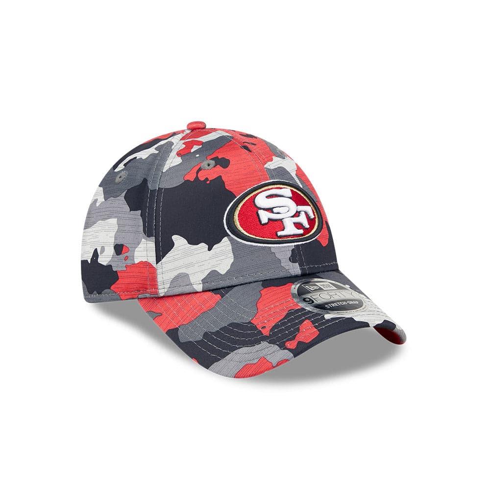 New Era Caps Youths Youths San Francisco 49ers New Era NFL 22 Training Camp 9FORTY Stretch Snap Hat - Camo