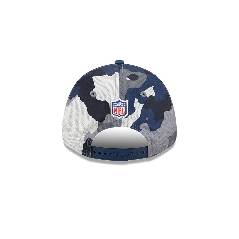 New Era Caps Youths Youths Seattle Seahawks New Era NFL 22 Training Camp 9FORTY Stretch Snap Hat - Camo