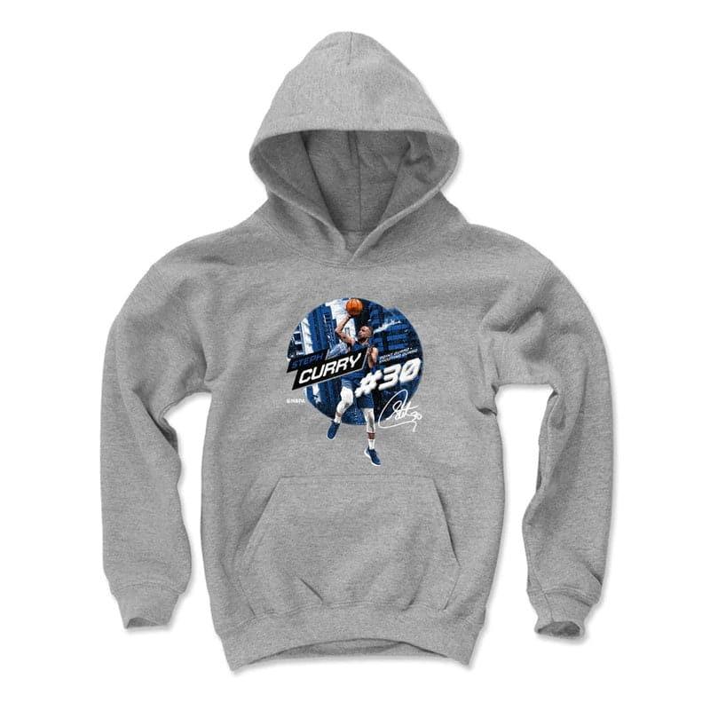 500 Level Jumpers Youths Steph Curry Golden State Warriors 500 Level NBA Emblem Hoodie Jumper - Grey