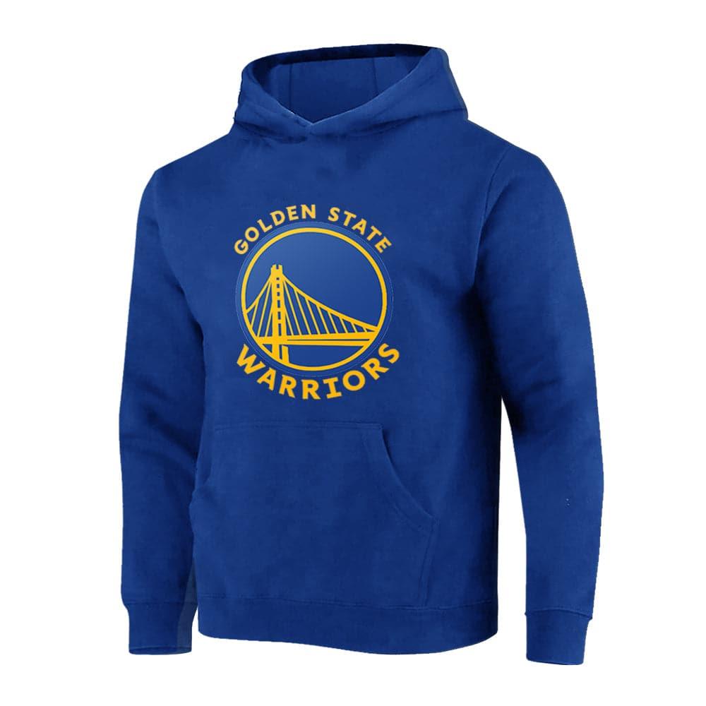 NBA Essentials Jumpers Youths Steph Curry Golden State Warriors NBA Essentials Top Of The Key Hoodie Jumper - Blue