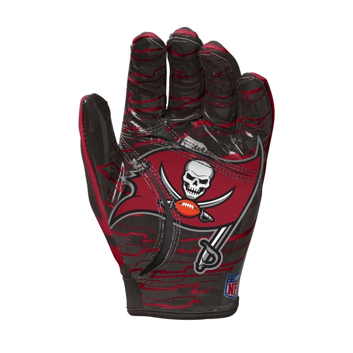 Wilson Sporting Goods Gloves Youths Youths Tampa Bay Buccaneers Wilson NFL Team Stretch Fit Receiver Gloves