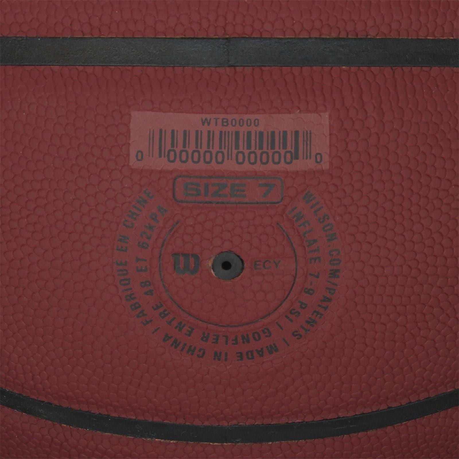 Wilson Sporting Goods Balls Youths Wilson NBA Forge Size 6 All Surface Basketball Ball - Crimson