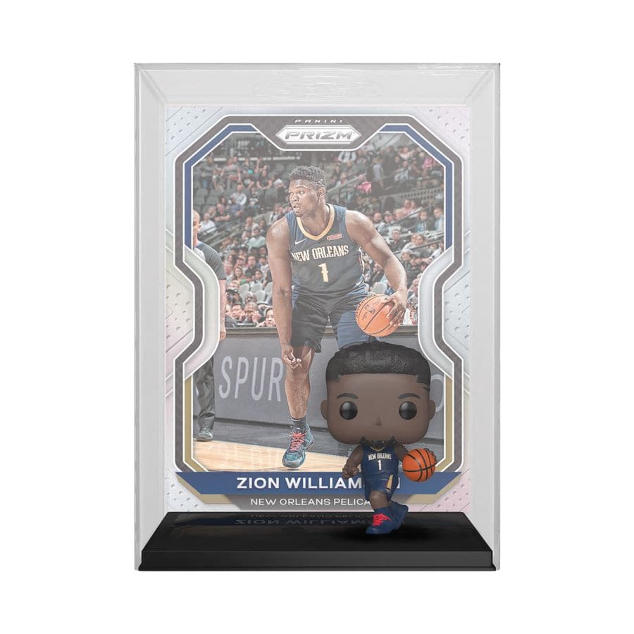 Funko Figures Zion Williamson New Orleans Pelicans Funko NBA Prizm Trading Card Figure - Navy