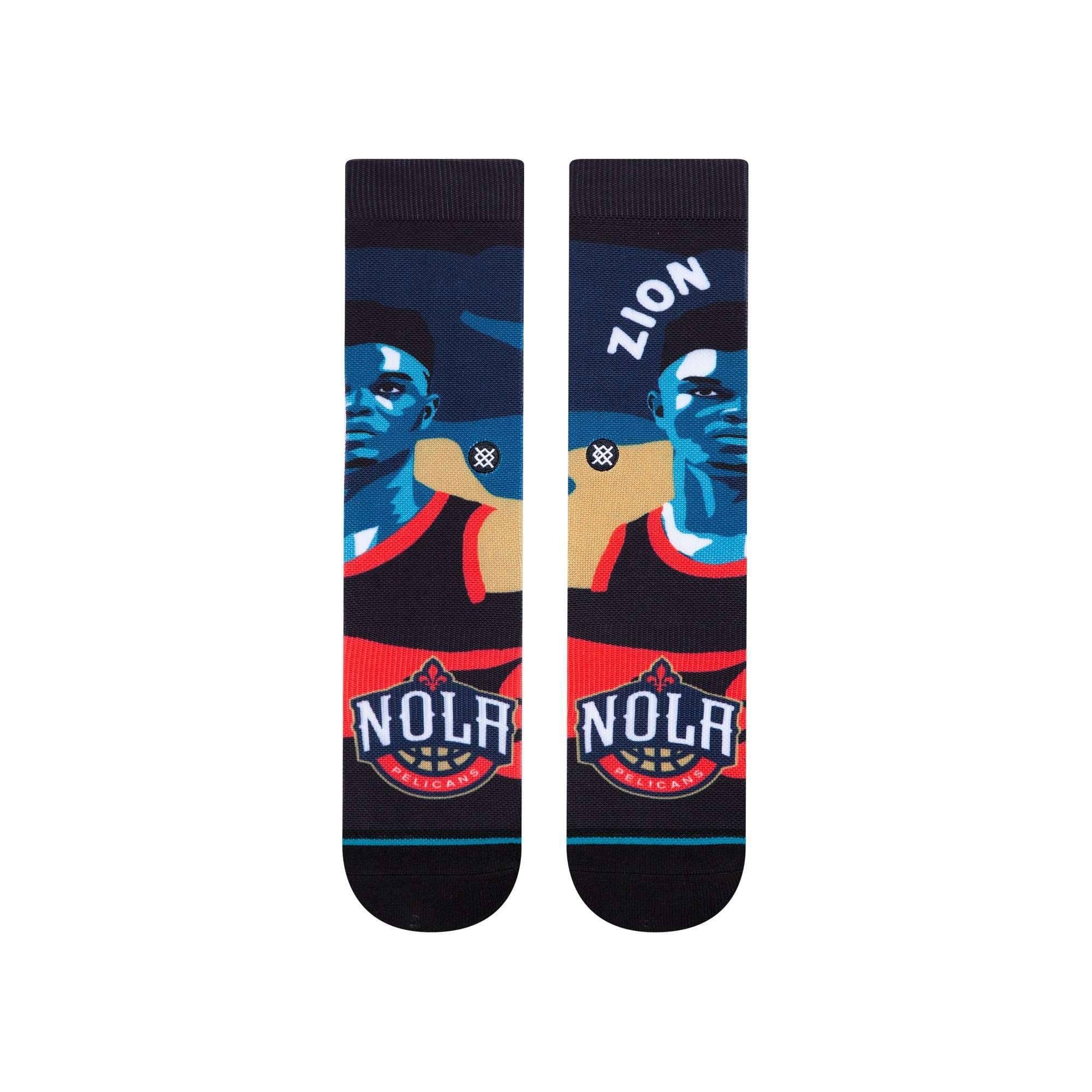Stance Socks Zion Williamson New Orleans Pelicans Stance NBA Future Legends Crew Socks - Navy