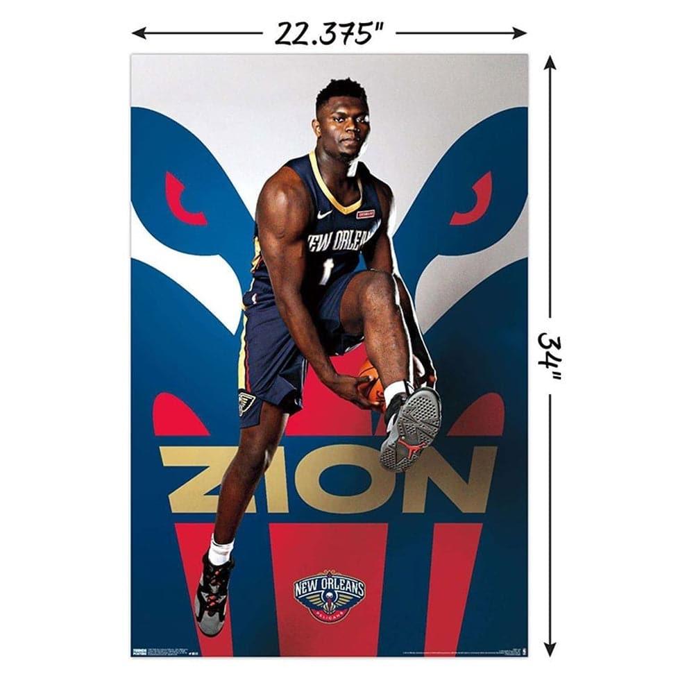 Trends International Posters Zion Williamson New Orleans Pelicans Trends NBA 57 x 86cm Poster