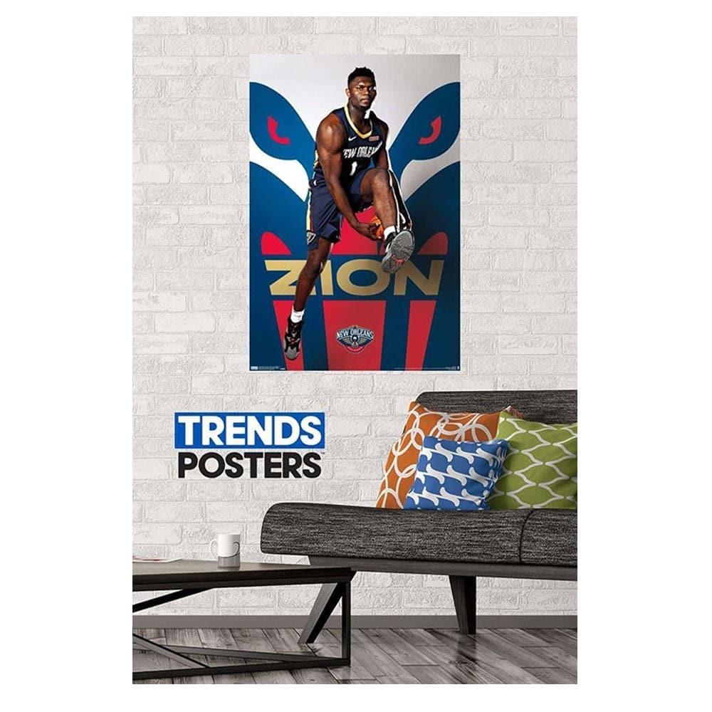 Trends International Posters Zion Williamson New Orleans Pelicans Trends NBA 57 x 86cm Poster